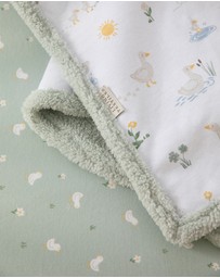 Living Textiles - Sherpa Blanket - Goosey Goosey