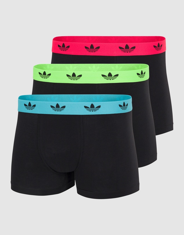 adidas Originals - 3 Pack Comfort Flex Cotton Trunk Underwear