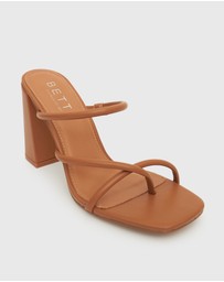 Betts - Shaq High Block Heel Mules