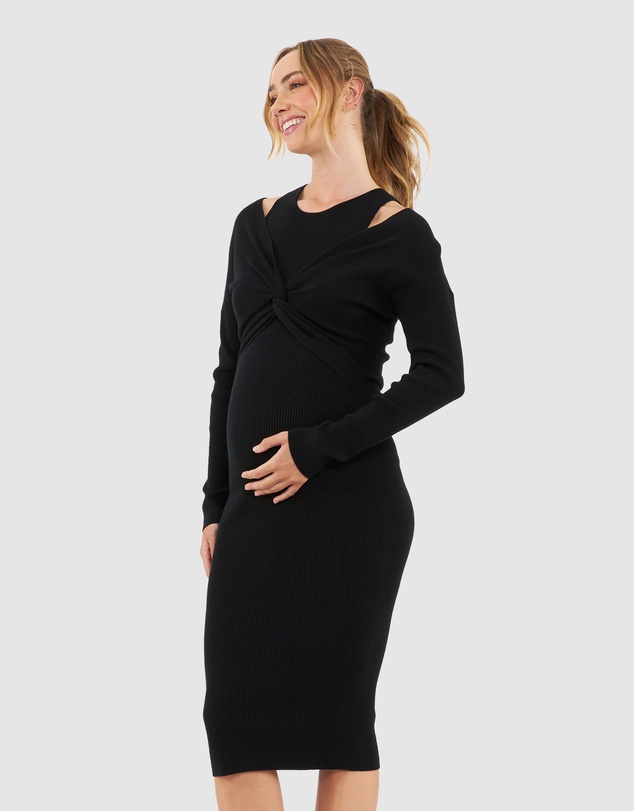 Ripe Maternity - Dayna Nursing Knit Dress