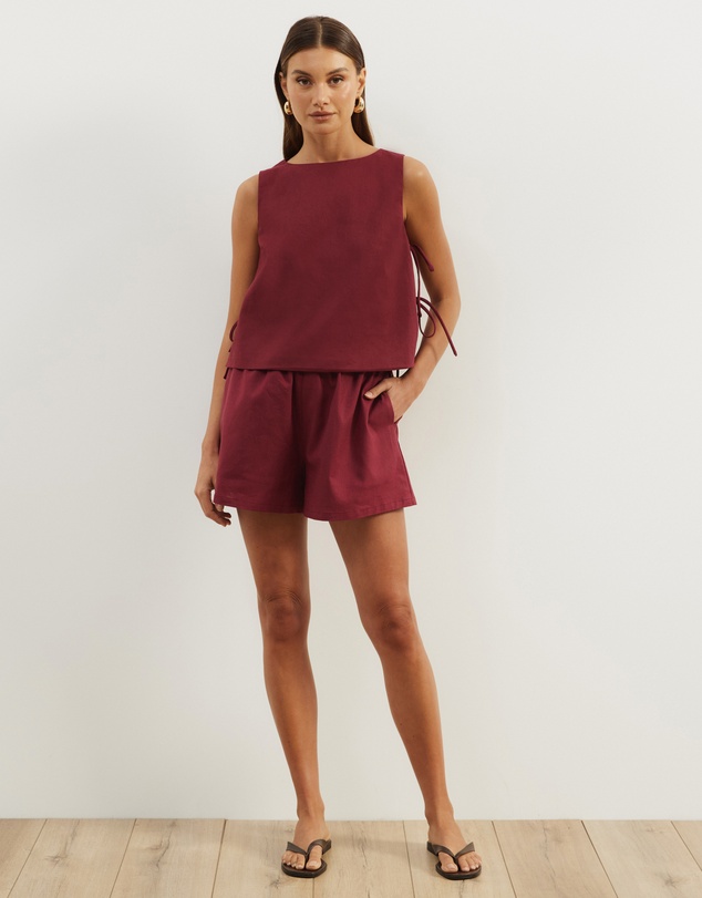 Atmos&Here - Paradise Linen Blend Shorts