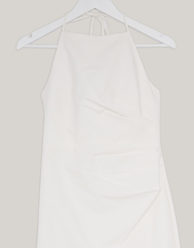 Revibe - Repaired Shona Joy Lani High Neck Halter Maxi Dress - AU 8