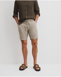 Country Road - Organically Grown Linen Drawcord Short