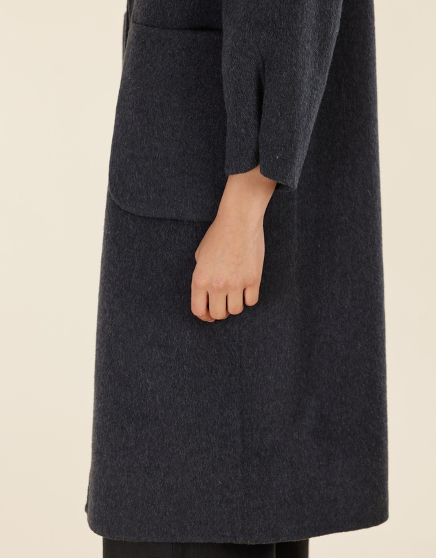Amelius - Celine Hooded Snap Front Coat