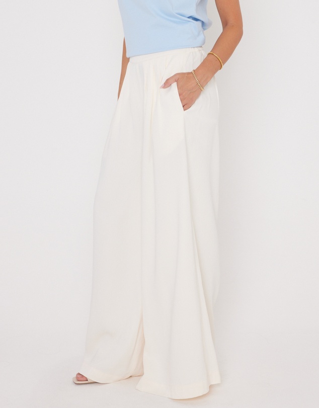 ALEXANDRA - Pizzi Pants Cream
