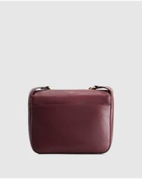 Evity - Sofia Leather Flap Crossbody Bag
