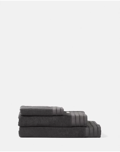 Linen House - Marley Charcoal Towel Collection
