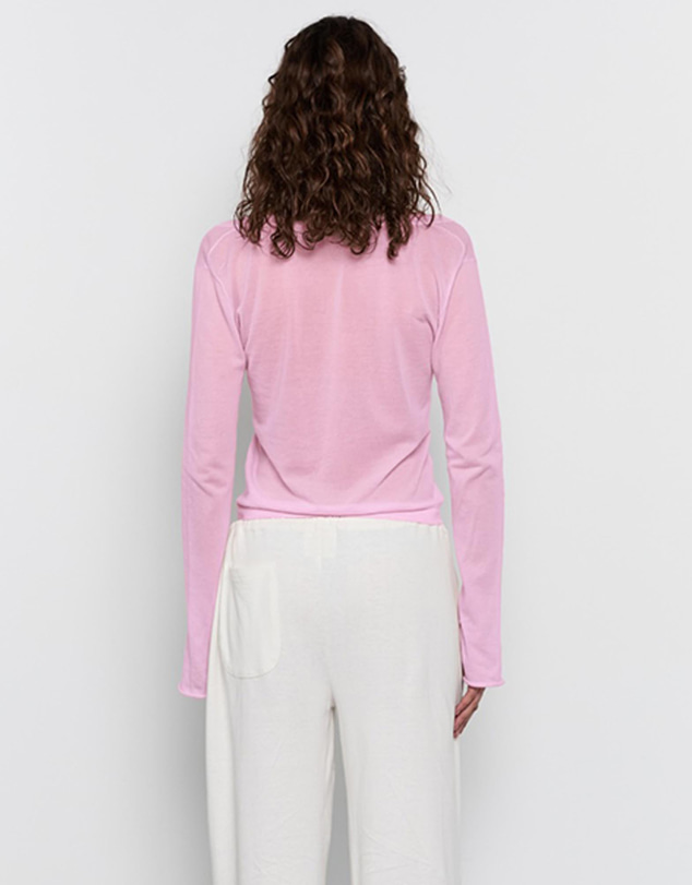 Pinky & Kamal - Knit LS V-Neck Jersey