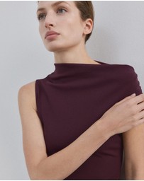 M.N.G - Asymmetrical Midi-Dress