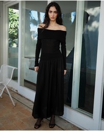 M.N.G - Palace Off-The-Shoulder Dress
