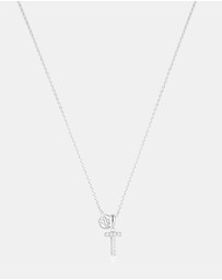 Georgini - Georgini Luxury Letters T Initial Pendant Silver