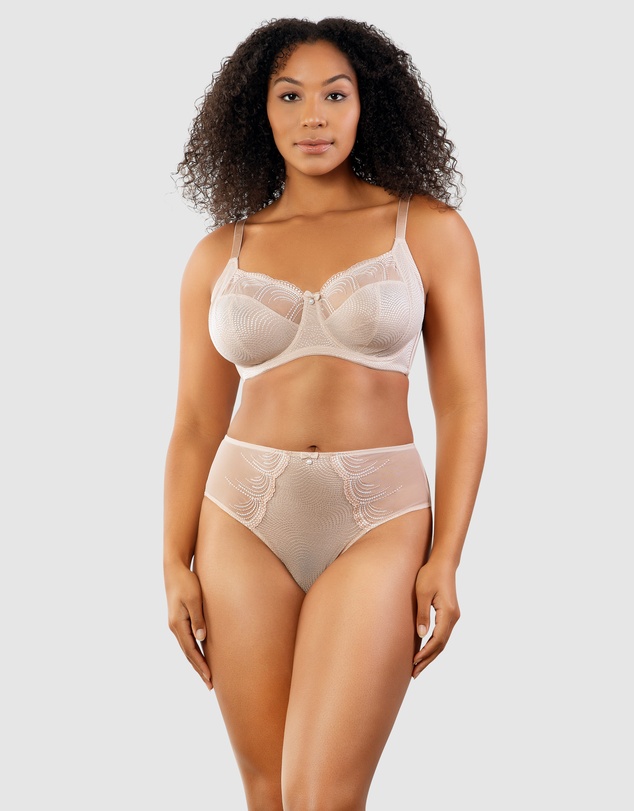 Parfait - Pearl Wired Unlined Full Bust Bra With Embroidery