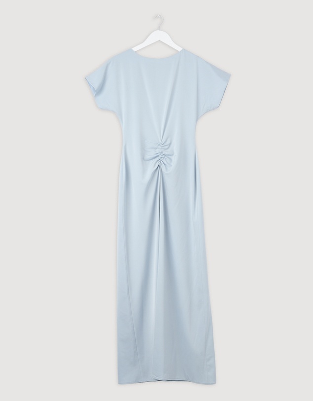 Revibe - Repaired CHANCERY Pia Ruched Waist Slinky Gown - AU 8