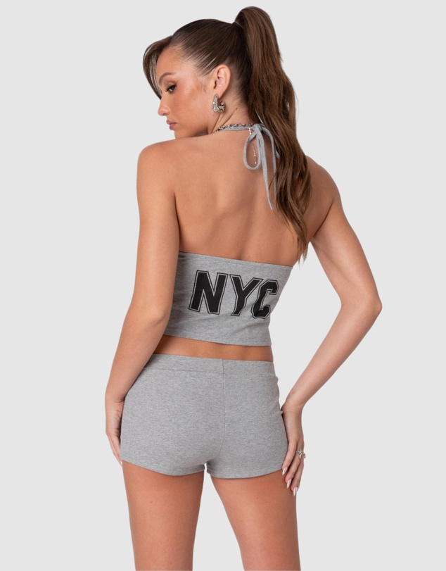 EDIKTED - Jordan V Neck Halter Top