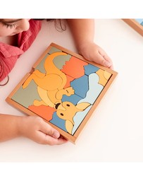 Axis Toys - Stellavan & Papa - 3-in-1 Small Block Puzzle, Kangaroo