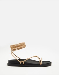 SPURR - Jonah Ankle Tie Sandals - ONLINE EXCLUSIVE