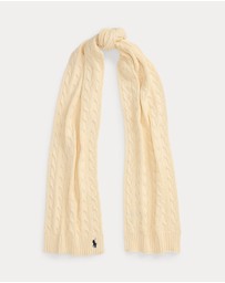 Polo Ralph Lauren - Cable-Knit Cotton Scarf