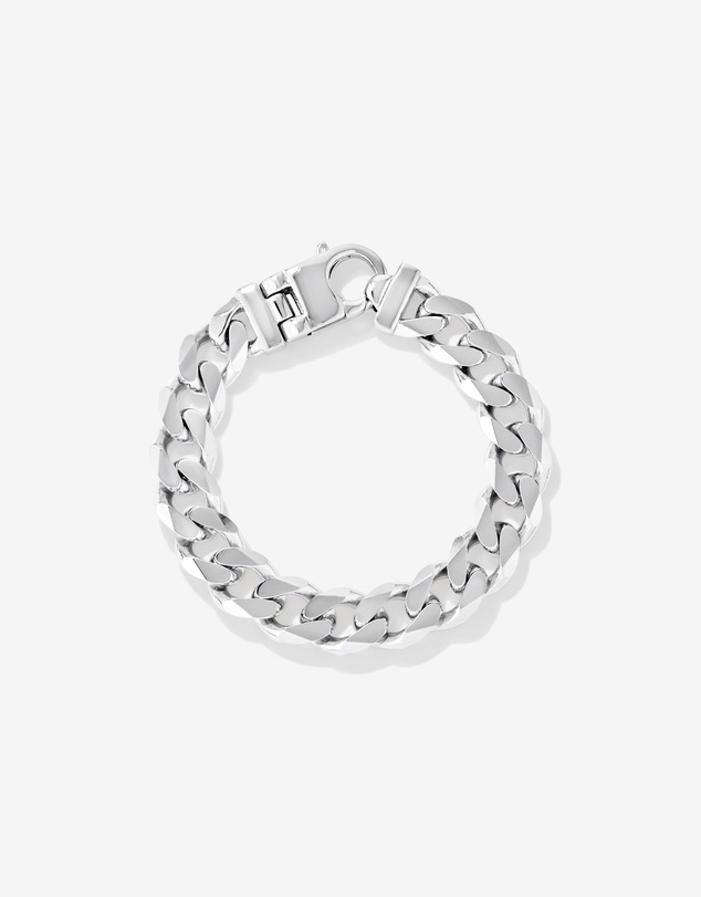 Michael Hill - 13mm Curb Bracelet  in Sterling Silver