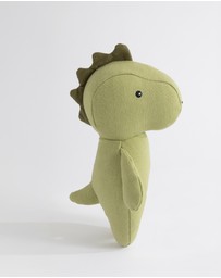 Living Textiles - Small Linen Animal - Dennis the Dinosaur
