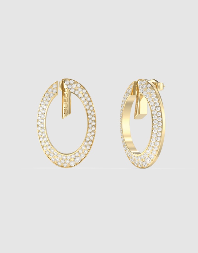GUESS - GUESS Ladies Gold-Tone 33mm G Camden Maxi Studs