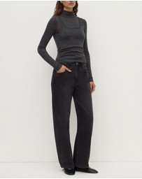 Assembly Label - Nora Merino Wool Layered Turtleneck Top