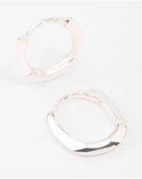 Lovisa - Sterling Silver Chubby Hoop Earrings