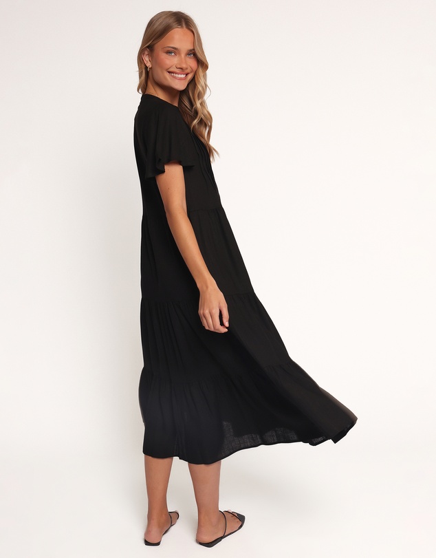 Petal & Pup - Scott Midi Dress - Black
