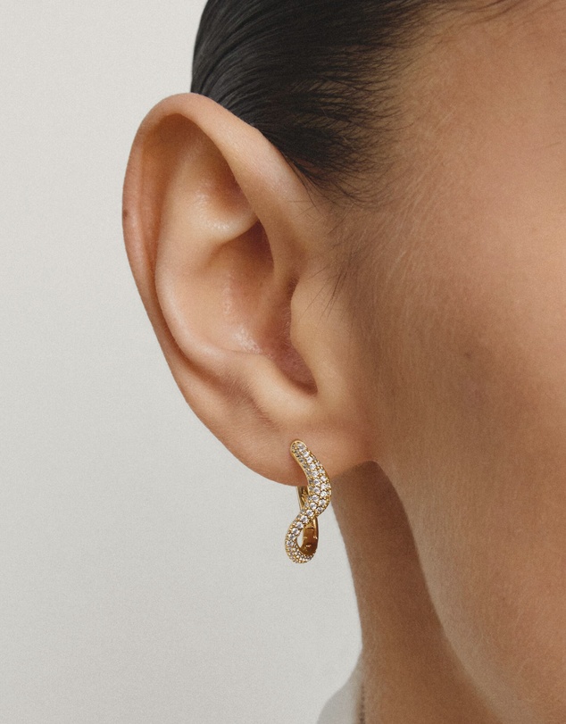 THOMAS SABO - THOMAS SABO Hoop earrings with zirconia
