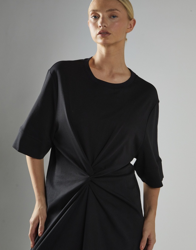 Glamorous - Knotted Front T-shirt Dress
