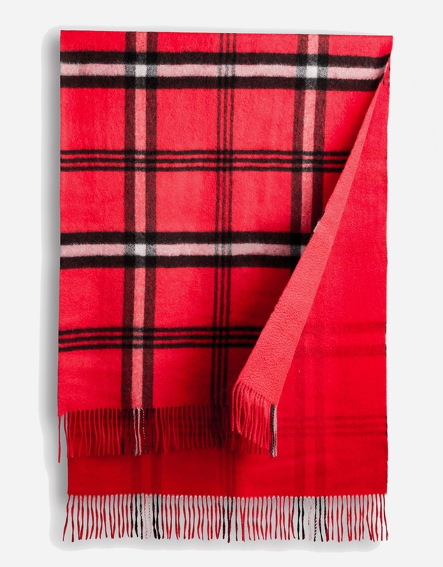 Ozwear Connection Uggs - Ugg 100% Australian Merino Wool Reversible Wrap Red