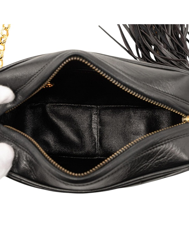 Pre-Loved by Azura Reborn - Pre-Loved CC Quilted Lambskin Tassel Camera Bag