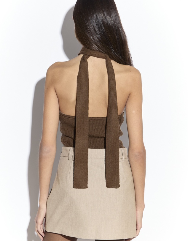 Glamorous - Knitted Halter Neck Bodysuit