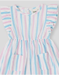 Goldie + Ace - Playtime Stripe Lyla Dress- ICONIC EXCLUSIVE- Babies-Kids