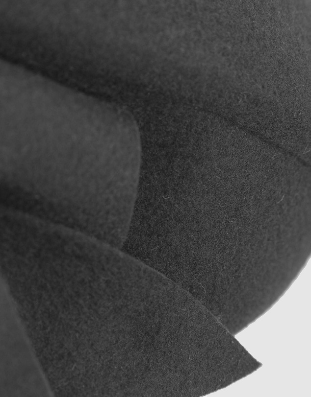 Max Alexander - Winter Black Felt Beret Hat