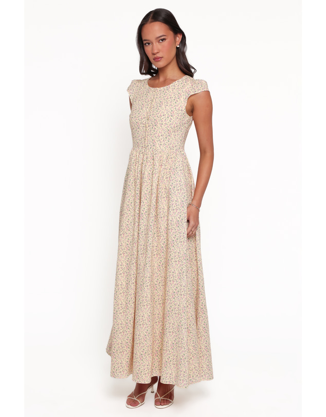 Petal & Pup - Cadwin Maxi Dress - Yellow Ditsy Floral