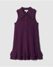 & Other Stories - Knitted Frill Mini Dress