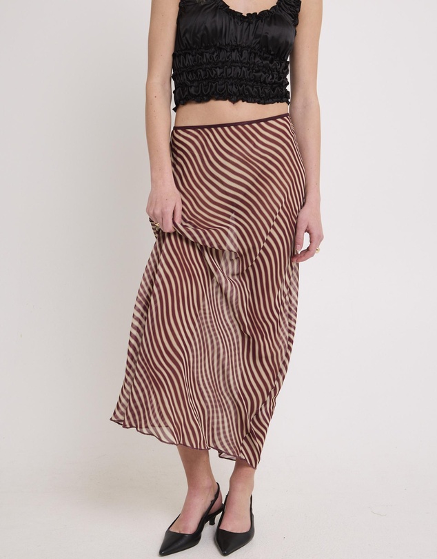 Alice In The Eve - Celly Sheer Maxi Skirt
