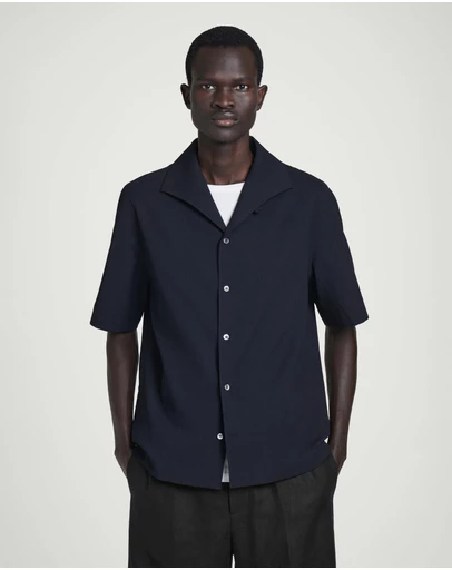 COS - Camp-Collar Seersucker Shirt