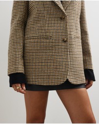 Revibe - Repaired Minima Esenciales Desi Wool Blazer - AU 14