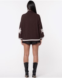 JGR & STN - Midnight Muse Knit Bomber