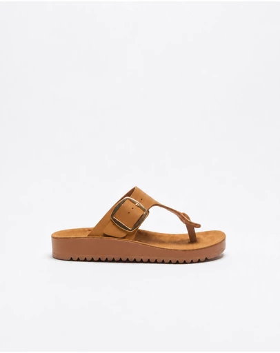 Walnut Melbourne - Santi Leather Thong