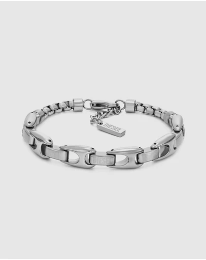 Diesel - Metamorph Silver-Tone Bracelet