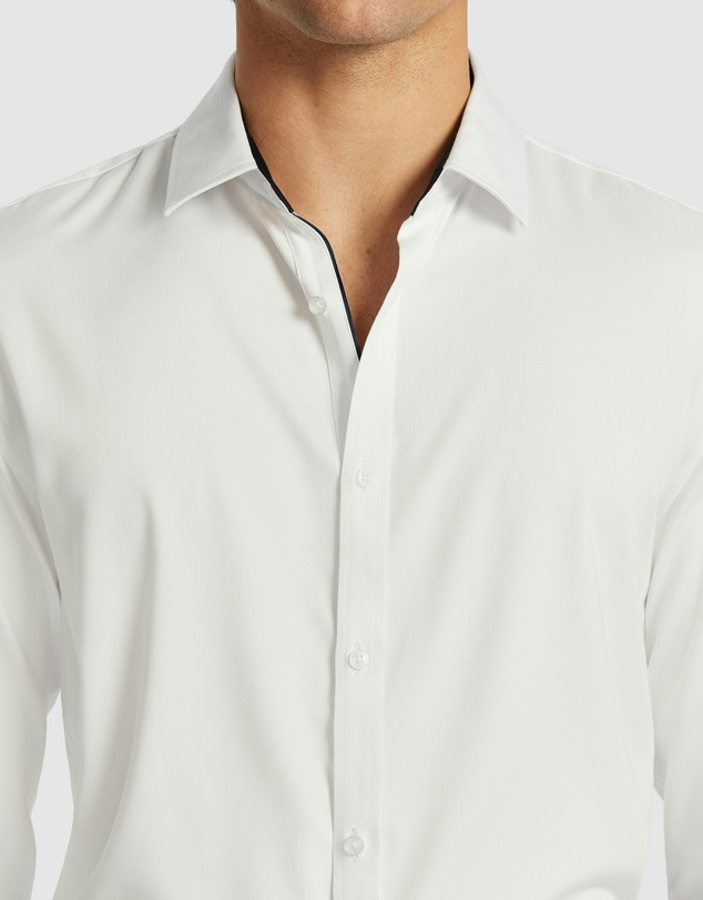 yd. - Heathcoat Slim Bamboo Blend Shirt