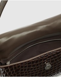Nakedvice - The Silvie Coffee Croc Bag