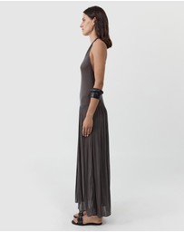 St. Agni - Fluid Jersey Halter Dress