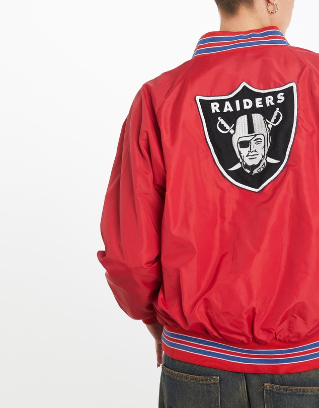 Vintage by The Real Deal - Pre Loved - Vintage 80s NFL Oakland Raiders Bomber Jacket