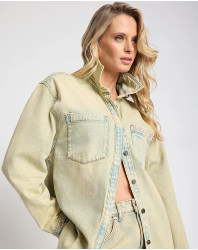 ONE TEASPOON - Spirit Drifter Shacket - Blue Sand
