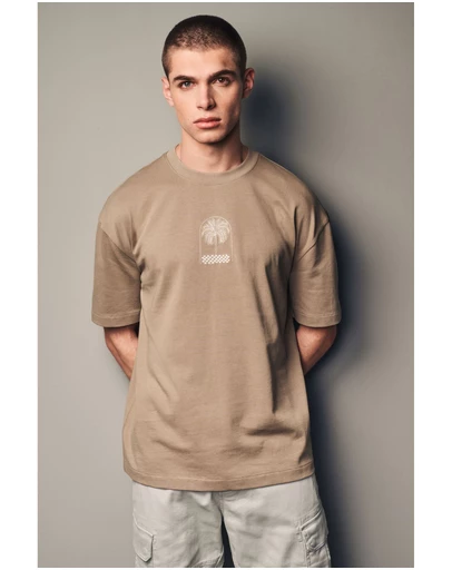 NEXT - Back Print Beach Graphic T-Shirt