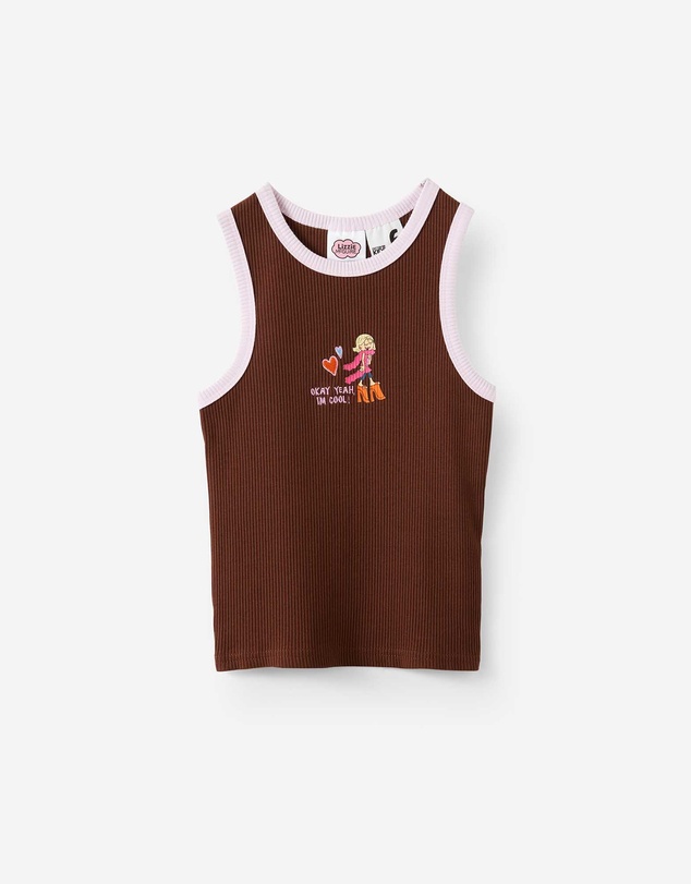 Cotton On Kids - License Eleanor Tank- 3X3 Rib