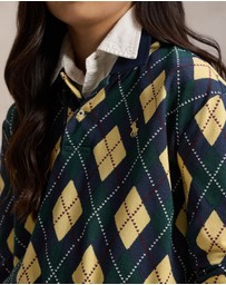 Polo Ralph Lauren - Argyle Stretch Mesh Polo Shirt & Skort Set - Teens